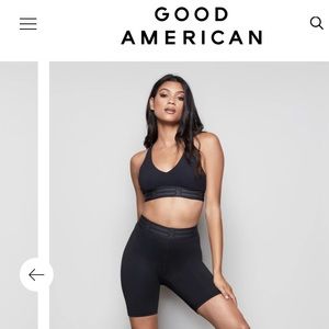 Good American biker shorts size 1 small